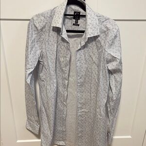 Grafton Men's White Patterned Shirt